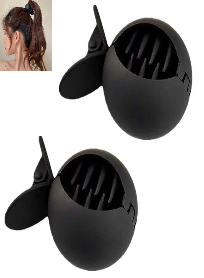 SHUNGXINYI 2 Pack Pony Tail Clip Creative Fish Claw Clip Korean Style Hair Clamp Nonslip Fish Hairpin for Women Hair Accessories - Image 1